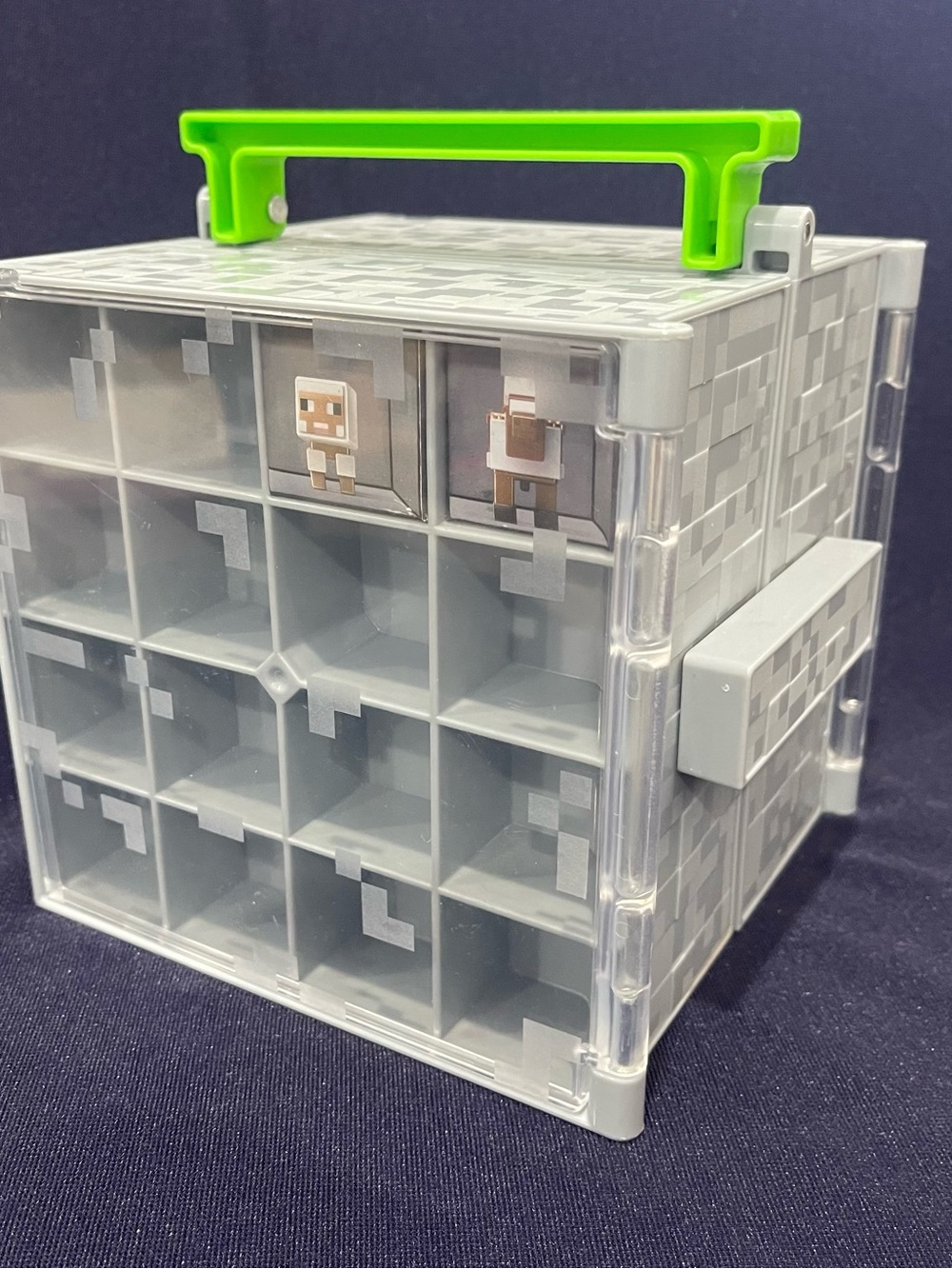 Minecraft Mini Figure Collector Case Storage Cube & Display Box 2014 Mattel